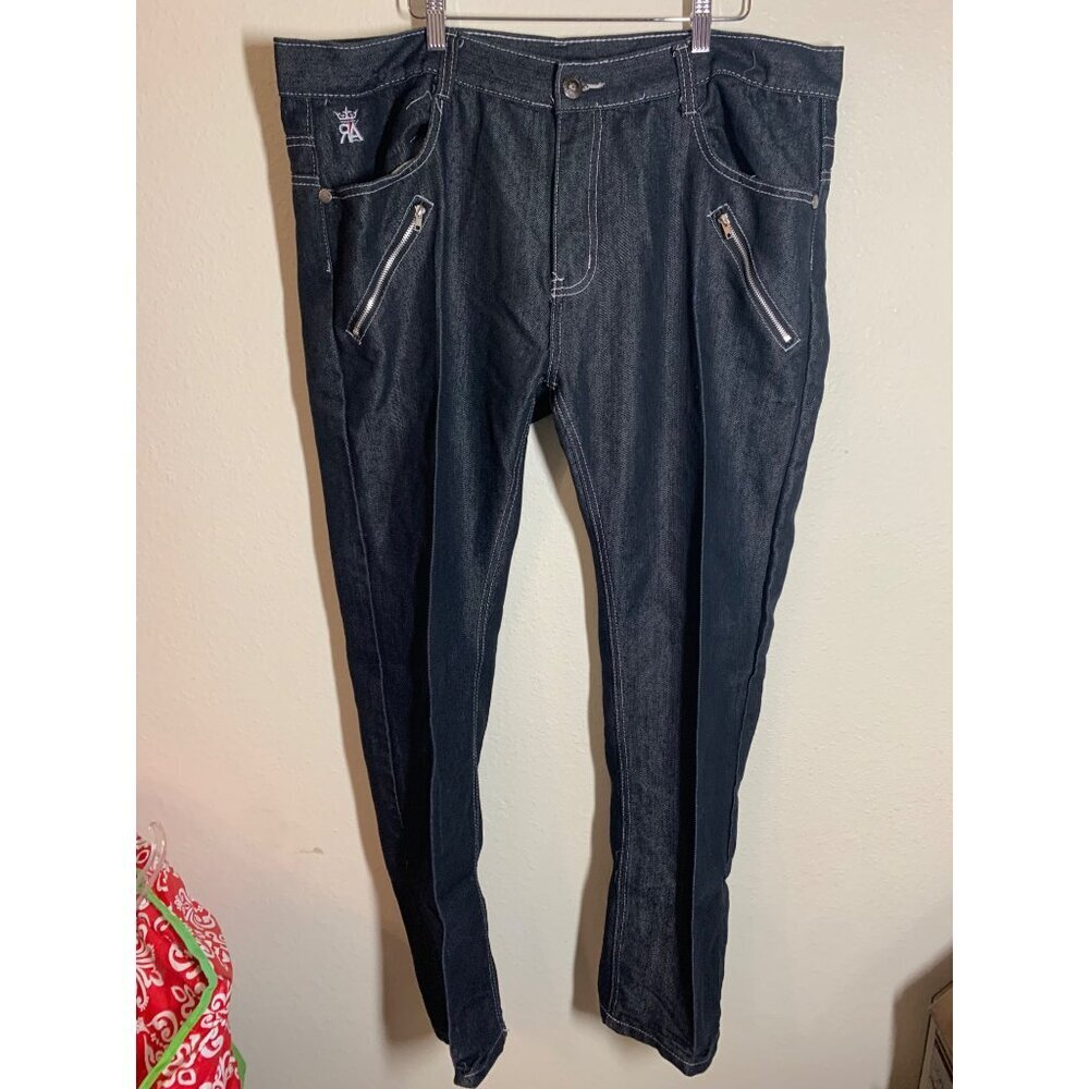 Red Ape Jeans Dark Wash Black Denim Casual Street Skater Y2K Men's Size 40x31